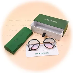 新款最佳包装豪华眼镜PU皮革包装套装眼镜盒和包定制