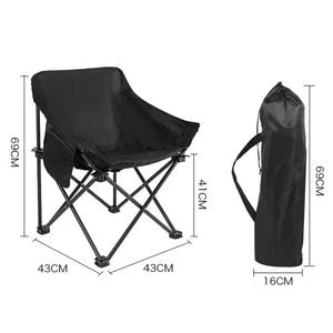 Chaise pliante moderne en acier au carbone, durable, petit <span class=keywords><strong>banc</strong></span> <span class=keywords><strong>pour</strong></span> camping en plein air, élégante construction en métal Oxford - Product Image 3
