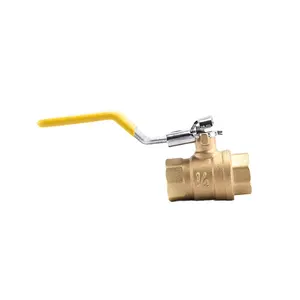 BOTE BT1033 supplier best seller Full bore brass water ball valve PN30 lockable yellow handle with lock