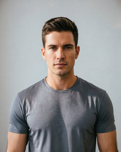 Vente Flash Usine : T-shirt Homme Décontracté Personnalisé avec Votre Logo, 100% Coton 150 GSM, Imprimé par Transfert Thermique, Respirant, Manches Courtes, Vierge - Product Image 1