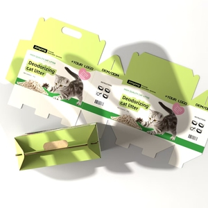 Logotipo personalizado Caja de embalaje de juguetes para mascotas ecológica Gato trepador <span class=keywords><strong>Molar</strong></span> Rod Diseño libre de cajas corrugadas de alta gama para mascotas - Product Image 3