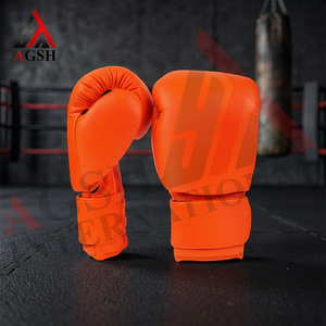 Gants de boxe en cuir sur mesure, dernier design, qualité supérieure, légers, respirants, sangle de poignet réglable à boucle, entraînement - Product Image 2