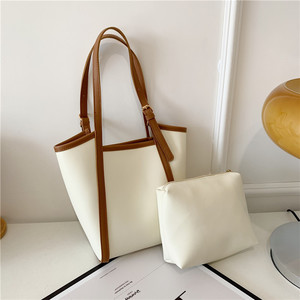 Bolsos de Gran Capacidad para Mujer, Primavera y Verano, Nueva Moda Popular, Bolso de Hombro Casual para Chicas, Bolso Tote para Estudiantes 2 en 1 Tanjing - Product Image 4