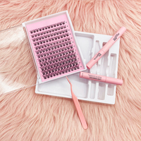 Kit de cils en grappe personnalisés en gros – Kits de cils en grappe DIY personnalisables avec logo sur mesure