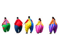 Costumes gonflables de gros homme vert pour hommes adultes