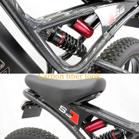 Dirt Bike électrique pour adultes, vélo tout-terrain électrique à suspension intégrale de 1000W certifié UE pour femmes Fat Tyer Mid Drive