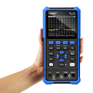Analyseur portable 3-en-1 série OWON HSA2000 9kHz-3GHz + Oscilloscope 200MHz Multimètre 4,5 chiffres USB Type-C - Product Image 4
