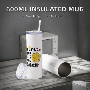 Expédition immédiate pour la vente en gros – Tasses isothermes en acier inoxydable à double paroi de 600 ml, vierges pour sublimation, pour gobelets 6-12 oz - Product Image 2