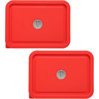 Couvercles de remplacement pour Pyrex 7210-PC 3 tasses rectangulaires, couvercle de rangement en silicone pour bol en verre