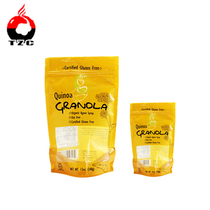 Finestra anteriore stampata personalizzata 1 oz 1 libbra 3.5g Stand up a prova di odore sacchetto di imballaggio in plastica - Product Image 3
