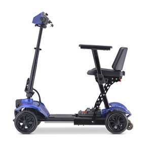 Scooter électrique pliable à 4 roues, léger, pour personnes âgées et handicapées, utilisation en extérieur - Product Image 4