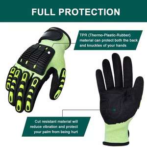 Gants de travail industriels marins personnalisés en TPR anti-coupure, anti-collision, anti-usure, pour l'assurance du travail en extérieur et la conduite - Product Image 4