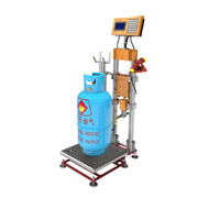 Machine de remplissage de bouteilles de GPL au butane, système automatique industriel de remplissage de gaz GPL en division de 50g |   Remplissage de Cylindres de Biogaz