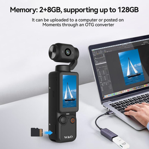 Cámara de Video Portátil HD de Bolsillo 1080p, Cámara de Mano para Niños, Mini <span class=keywords><strong>Grabadora</strong></span> DV, Cámara Deportiva de Audio <span class=keywords><strong>y</strong></span> Video - Product Image 2