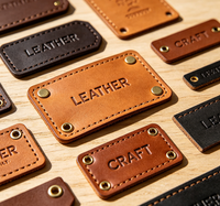 Écussons en similicuir PU de haute qualité, étiquettes personnalisées en TPU pour vêtements, chapeaux, jeans, avec logo de marque en relief, Shenzhen