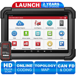 Nouveau Lancement X431 PRO3 Apex OBD2 Bluetooth Bidirectionnel Codage ECU 50 Services 25 Langues Outil de Diagnostic Équivalent au V <span class=keywords><strong>Plus</strong></span> - Product Image 4