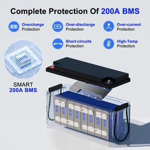 12 В 300Ah 3840Wh Smart BMS LiFePO4 литиевая батарея до 8000 глубоких циклов для RV троллинга двигателя Морской солнечной батареи - Product Image 2