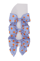 OEM ODM Logo personnalisé, nœuds en polyester élastique pré-fabriqués imprimés à l'or pour boîte cadeau, anneau de serviette, fête d'anniversaire, cadeau de mariage