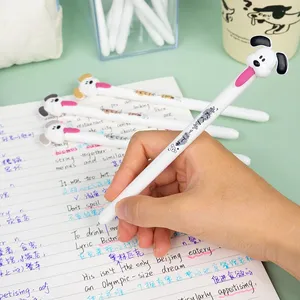 4Pcs/Set Cute Dog Creative Gel <b>Pen</b> Tongue Pulling Gel Ink <b>Pen</b> 0.5MM Black Quick Drying Writing <b>Pen</b> for Students Stationery <b>Gifts</b> - Product Image 6