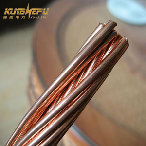 ลวดทองแดงบริสุทธิ์แบบยืดหยุ่นสำหรับการต่อสายดิน - ไม่เป็นสนิม นำไฟฟ้าได้ดีสำหรับการฝังลงดิน - Product Image 1