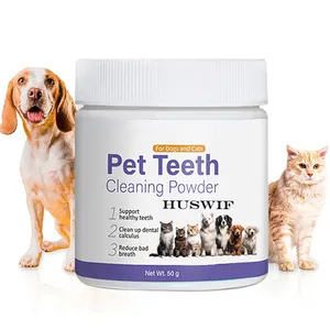 OEM Dog Cat Pet chăm sóc nha khoa giảm chứng hôi miệng mảng bám Remover bột Pet răng làm sạch bột nha khoa