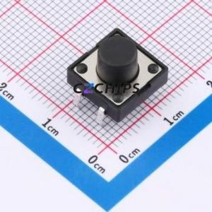 TSA12111-080B512BA Tactile <b>Switch</b> Through hole-4P,11.7x11.5mm <b>Switch</b> Single Pole Single Throw Round Button 2.8N 11.7mm - Product Image 1