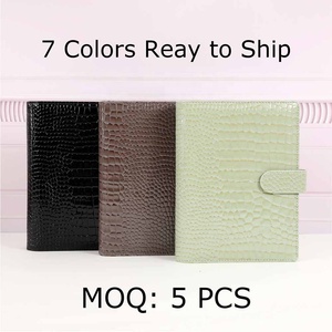 Yihe Bán Chạy Nhất 7-Màu A5 Da Cá Sấu Mềm 35Mm 6-Vòng Chất Kết Dính Chương Trình Nghị Trình Kế Hoạch Bìa Ngân Sách Thân Thiện Lỏng Lẻo Lá Máy Tính Xách Tay - Product Image 2