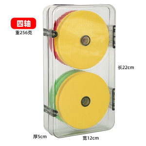Foam Large Main Line <b>Box</b> 11cmx11cmx4.3cm Double Axis For Reel Fishing <b>Gear</b> Storage - Product Image 4