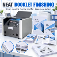 Machine intelligente de pliage et d'agrafage de brochures de bureau pour documents et manuels A4 A5