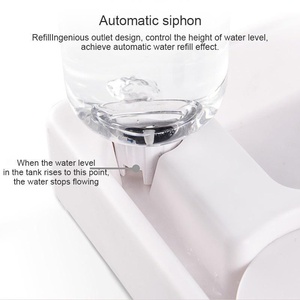 <strong>Smart</strong> Automatic Drinking Bowl for <strong>Dogs</strong> Non-wet Mouth Design <strong>Heart</strong> Shape Pet <strong>Food</strong> Bowl Set