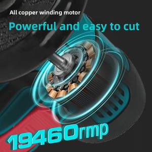Amoladora Angular Portátil <span class=keywords><strong>Mini</strong></span>, Herramienta Eléctrica con Batería de Litio, Interruptor Deslizante, Herramienta de Corte y Pulido de Grado Industrial - Product Image 3