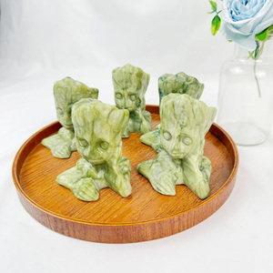 Vente en gros de cristaux artisanaux de haute qualité, jade Xiuyan <span class=keywords><strong>Groot</strong></span>, texture de jade premium pour la régénération - Product Image 2
