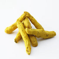 Grossiste en épices de Guangxi, Chine, prix bas, rhizome de curcuma longue, curcuma jaune séché entier pour la cuisine