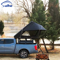 Tente de camping pour toit de SUV, double couche, quatre saisons, imperméable, installation rapide, cadre en aluminium, base ignifuge, toit en nid d'abeille, Oxford