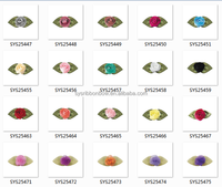 Vente en gros personnalisé 196 couleurs ruban de satin fleur artificielle