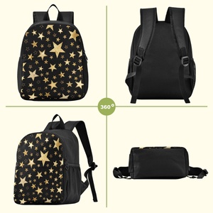 <b>Black</b> Star Design Custom Quality Simple Business Style Travel Bag <b>Waterproof</b> Zipper Leisure Computer Fashion <b>Backpack</b> - Product Image 6