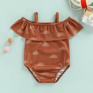 ملابس سباحة للأطفال أطفال الفتيات الصلبة الاطفال المرأة بيكيني ملابس السباحة