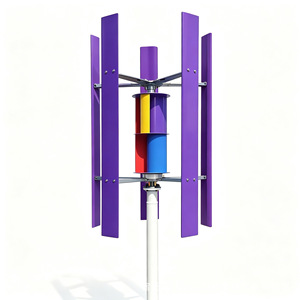 Aerogenerador de Eje Vertical Leading Wind HQ de 3kW 5kW 48V 96V 220V con Color y Voltaje Personalizables - Product Image 2