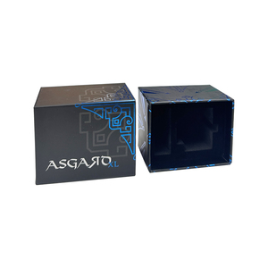 Custom Luxury Rigid Cardboard Sleeve <b>Gift</b> <b>Box</b> Holographic Foil Logo with Sliding Ribbon Fancy Design Paper Boxes - Product Image 5