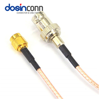Cable Adaptador BNC BNC, Cable Coaxial, Conjunto de Cable SMA con RG316