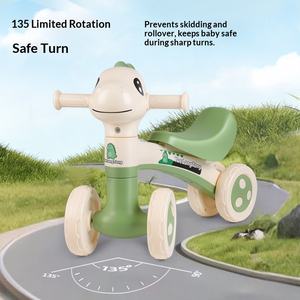 Nueva Bicicleta de Equilibrio para Niños con Diseño de Dinosaurio, 4 Ruedas, Antivuelco, con Música y Luces, para Niños de 1 a 3 Años - Product Image 5