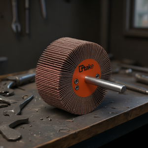 Disco Abrasivo de Láminas Ttake 60x40 mm, Grano 80, Eje de 6 mm para Pulir Metal - Product Image 3