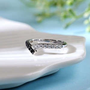 Bague de fiançailles et de mariage vintage personnalisée en or blanc massif 18 carats avec perle d'eau douce, plaquée rhodium, sertie à griffes, design de luxe pour - Product Image 6