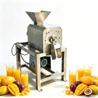 Máquina Despulpadora de Acero Inoxidable de Una Etapa, Extractor de Jugo Industrial Personalizado, Máquina para Hacer Jugo de Frutas