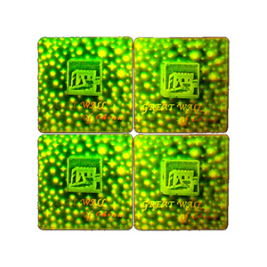Bán buôn tùy chỉnh giấy chứng nhận Hologram dán photopolymer nhãn 3D Phản Chiếu ba chiều sticker với mô hình tùy chỉnh - Product Image 3