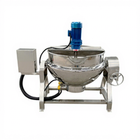Machine à cuve à double enveloppe de 50 litres avec mélangeur et fonction vapeur
