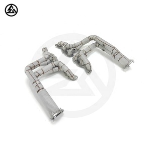 Colectores de Escape de Acero Inoxidable CSZ para <span class=keywords><strong>Aston</strong></span> <span class=keywords><strong>Martin</strong></span> DB9 V12 6.0L 2012-2016 Sistema de Escape para Automóvil - Product Image 4