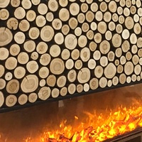 Tranches de bois naturel non finies pour l'artisanat d'art, mariage, noël, projets de bricolage