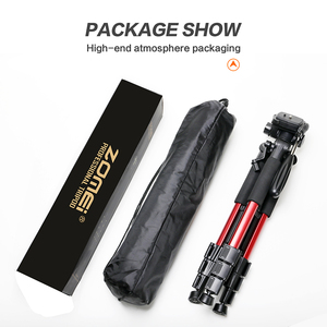 Zomei Q111 Cámaras DSLR de aluminio ligeras Soporte Trípodes altos Trípode para cámara de video - Product Image 3