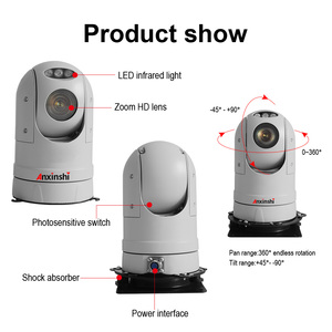 OEM 5MP 2MP אור כוכבים רכב IR PTZ מצלמה H.265 HD-IP רכב רכוב PTZ מצלמה מיני רכב רכוב אינפרא אדום מצלמה - Product Image 6